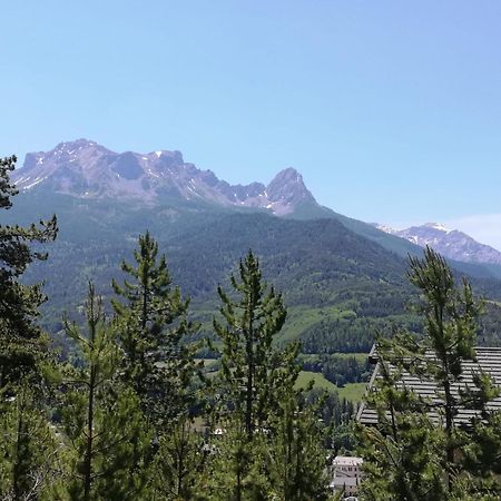 App Vue Montagne Barcelonnette Proche Piscine Rando Riviere Nature Bagian luar foto